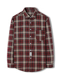 Plus Size Plaid Cotton Blend Button Front Shirt - Southern Shores Clothing