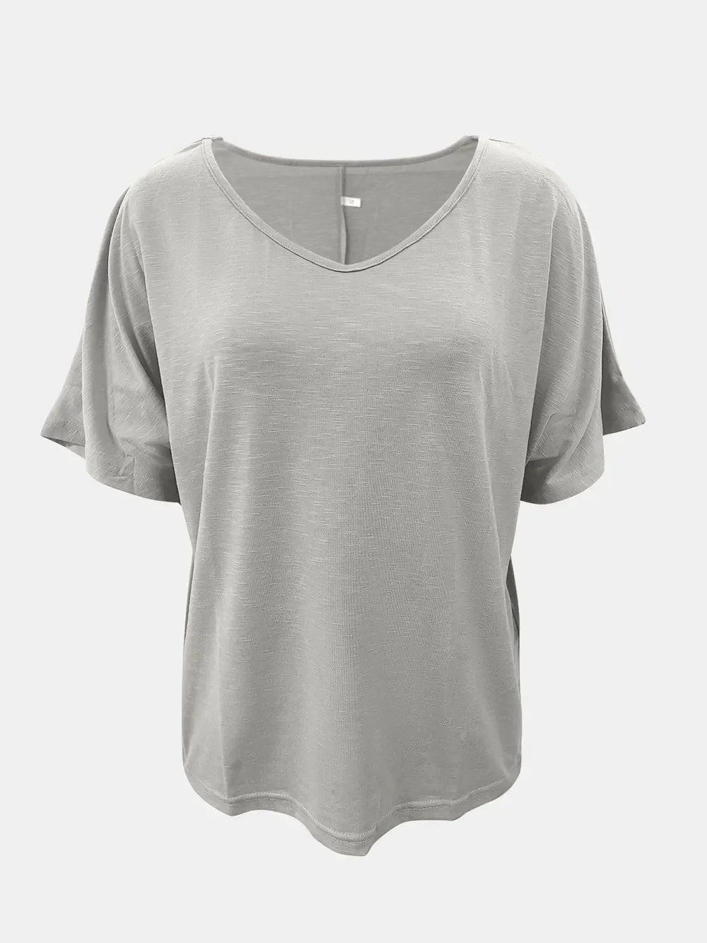 Full Size Scoop Neck Short Sleeve T-Shirt - Southern Shores Clothing