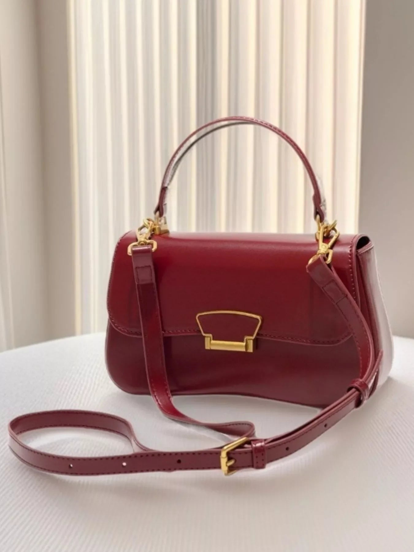 Imported Crossbody Bag With Sleek Design - Southern Shores Clothing