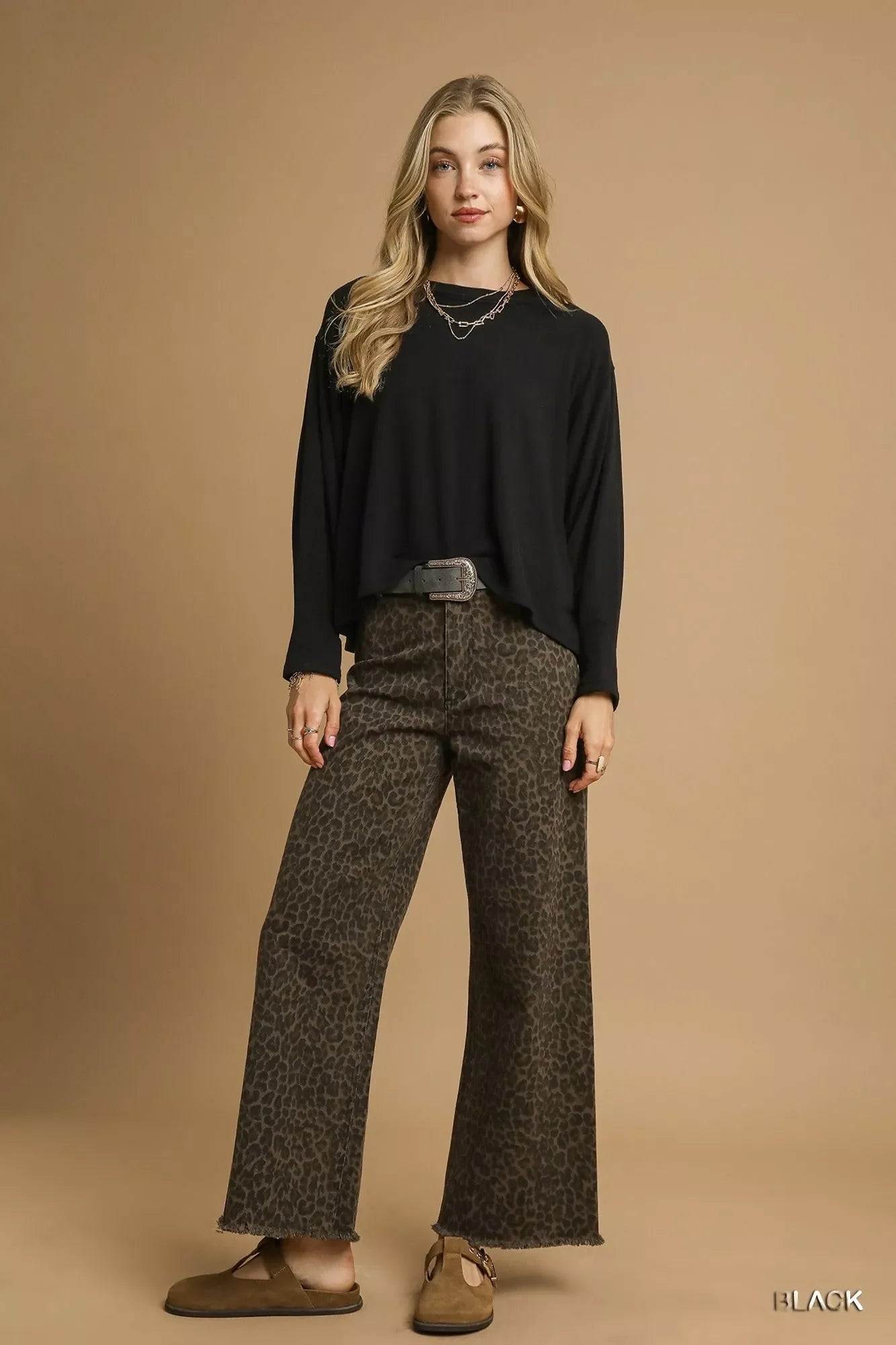 Cozy Brushed Fleece Crewneck Top With Soft Feel - Southern Shores Clothing