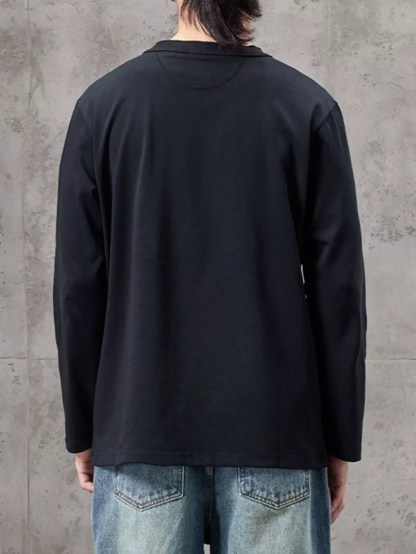 Plus Size Henley Long Sleeve Tee Casual Wear - Southern Shores Clothing
