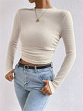 Waffle Knit Long Sleeve T-Shirt - Southern Shores Clothing