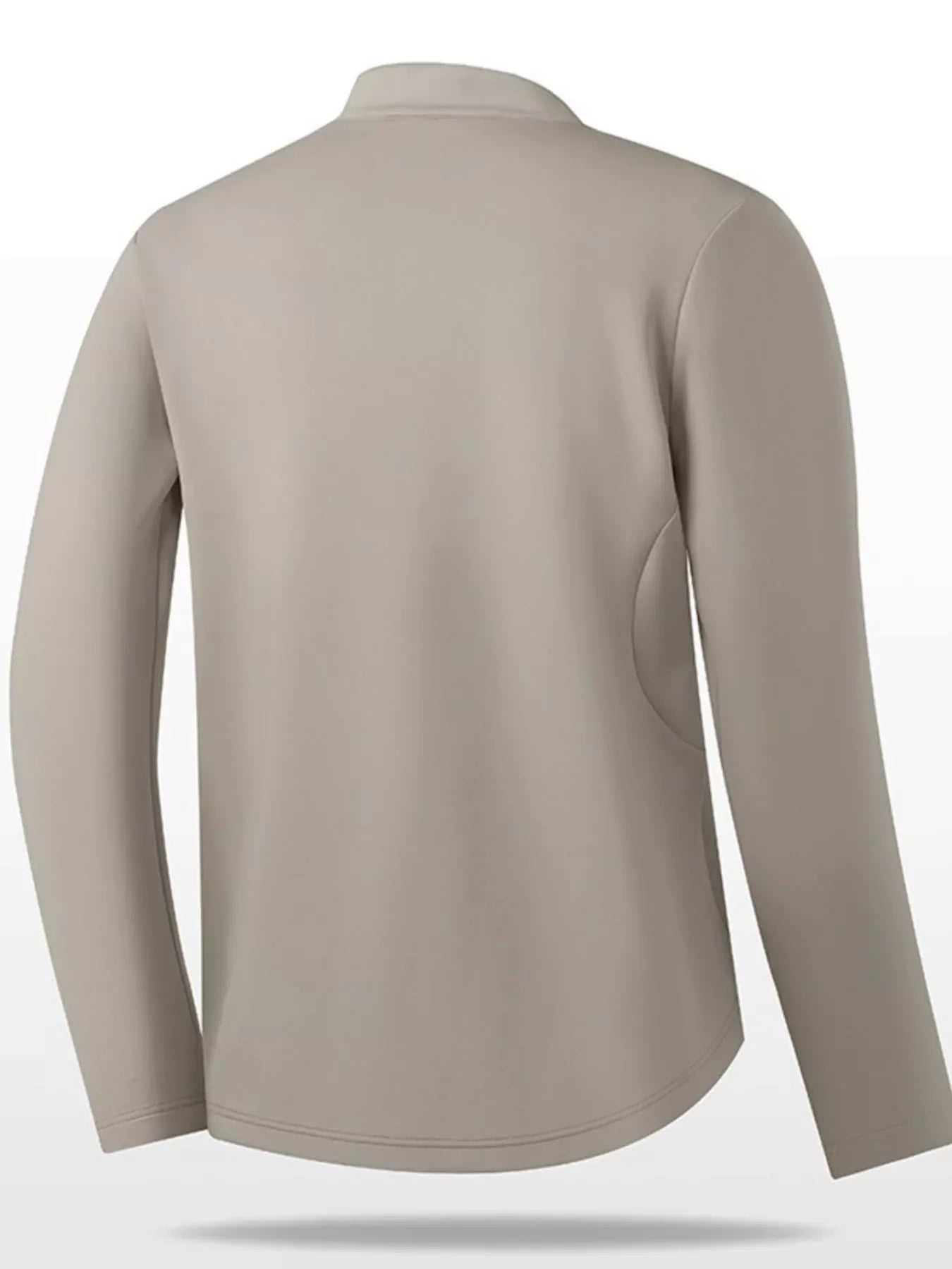 Plus Size Quarter Zip Sweatshirt With Stretch Material - Southern Shores Clothing