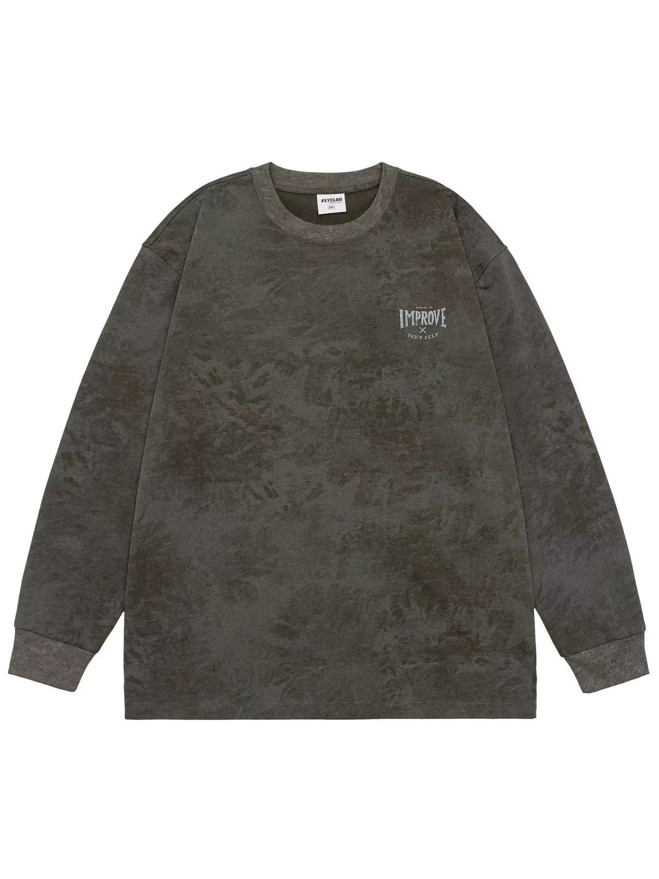 Plus Size Vintage Wash Long Sleeve T Shirt - Southern Shores Clothing