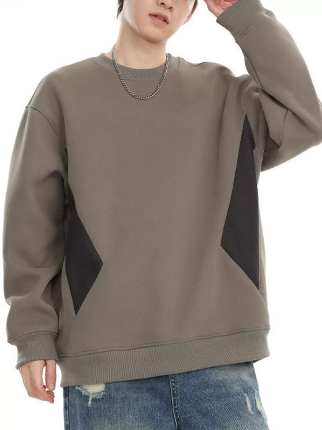 Plus Size Oversized Crew Neck Sweatshirt - Southern Shores Clothing