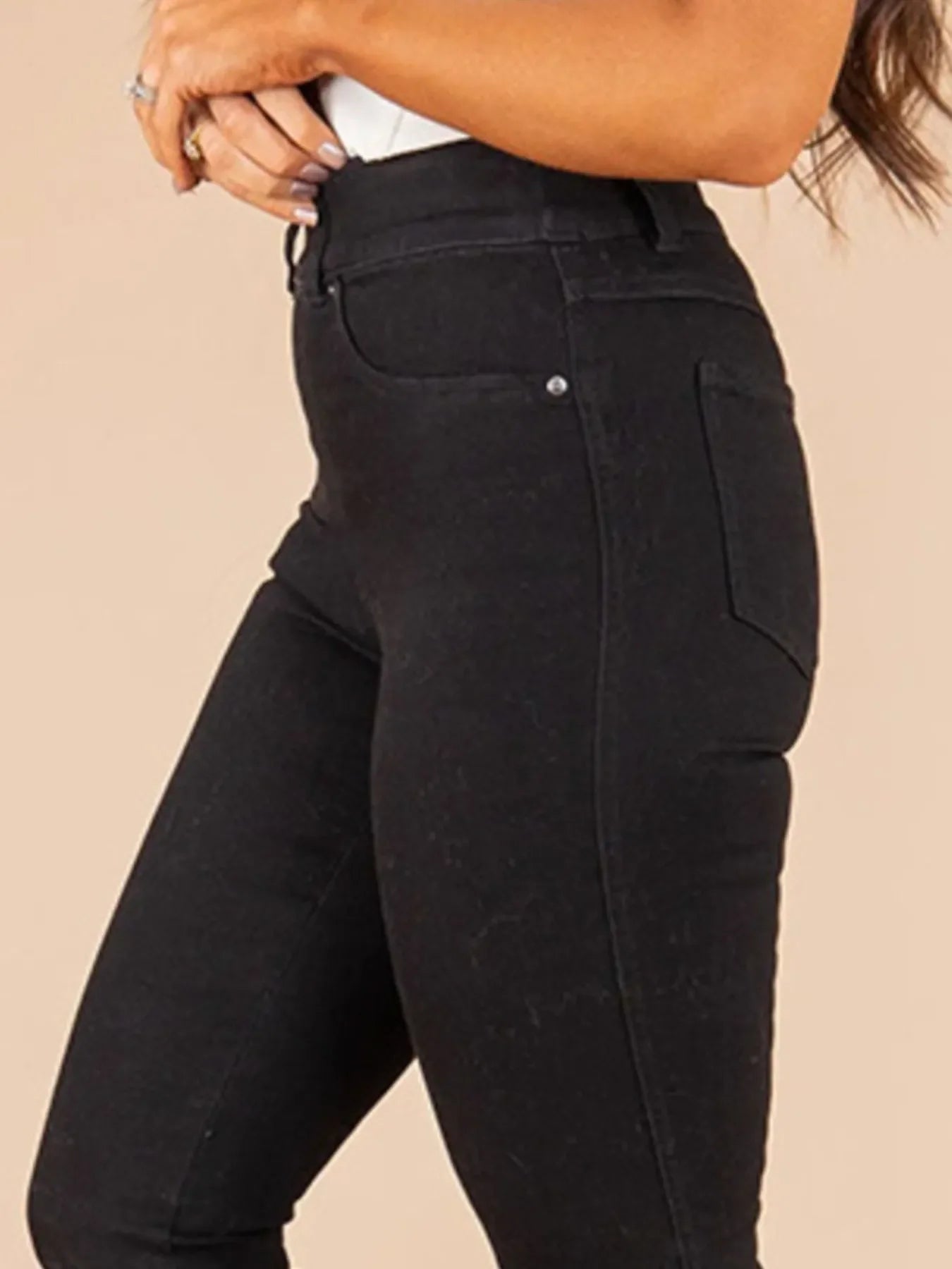 Coastal High-Waisted Flare Jeans Plus Size Stretch Denim - Southern Shores Clothing