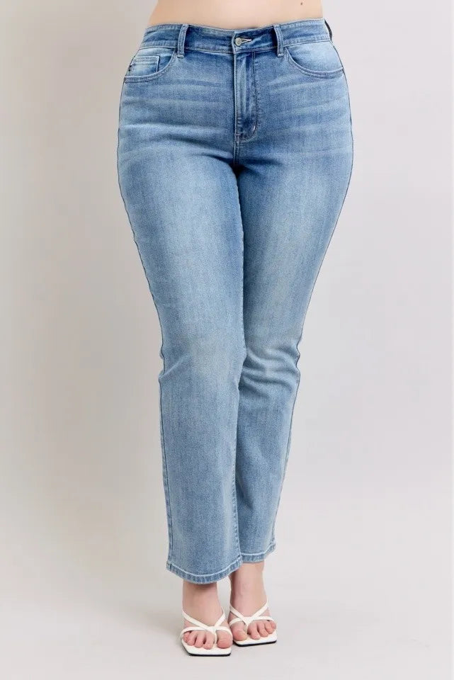 Women's Coastal Judy Blue Plus Size High Waist Dad Jeans
