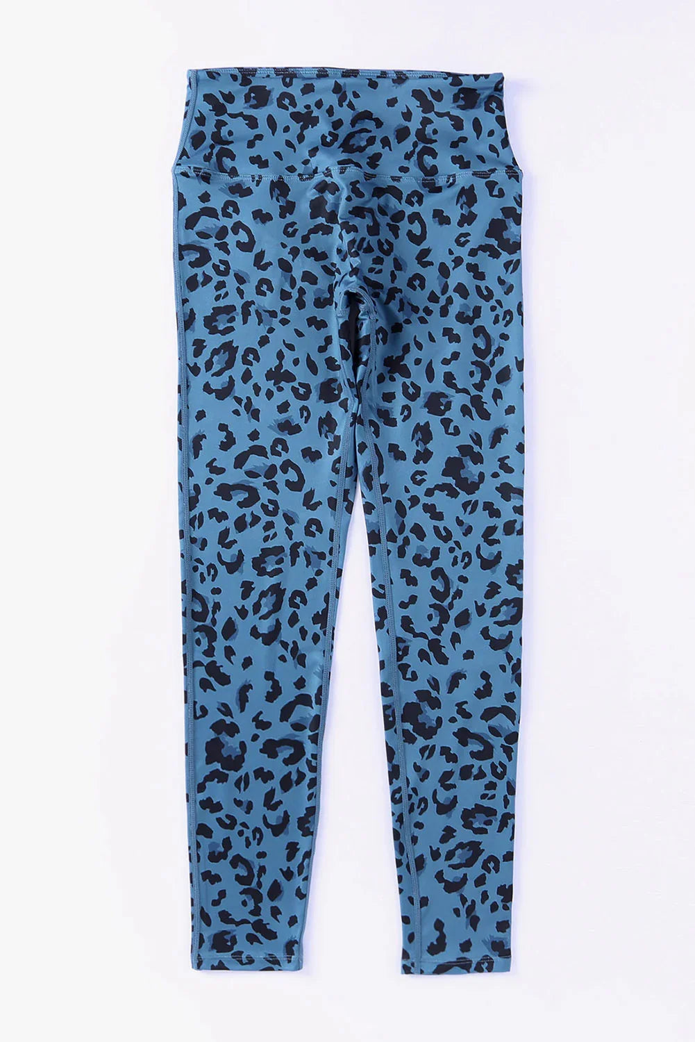 Leopard Print Wide Waistband Leggings Beach Inspired - Southern Shores Clothing