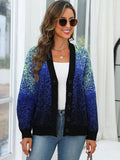 Button Up Long Sleeve Stretch Knit Cardigan - Southern Shores Clothing
