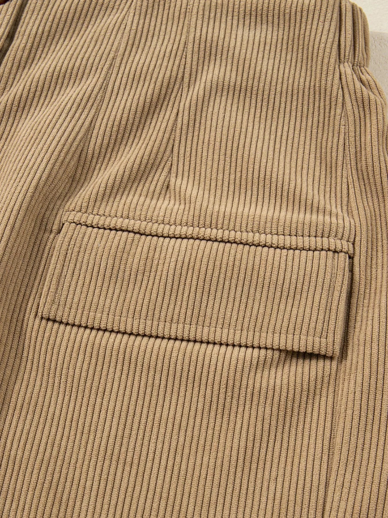 Corduroy Buttoned Front Mini Skirt Casual Daywear - Southern Shores Clothing