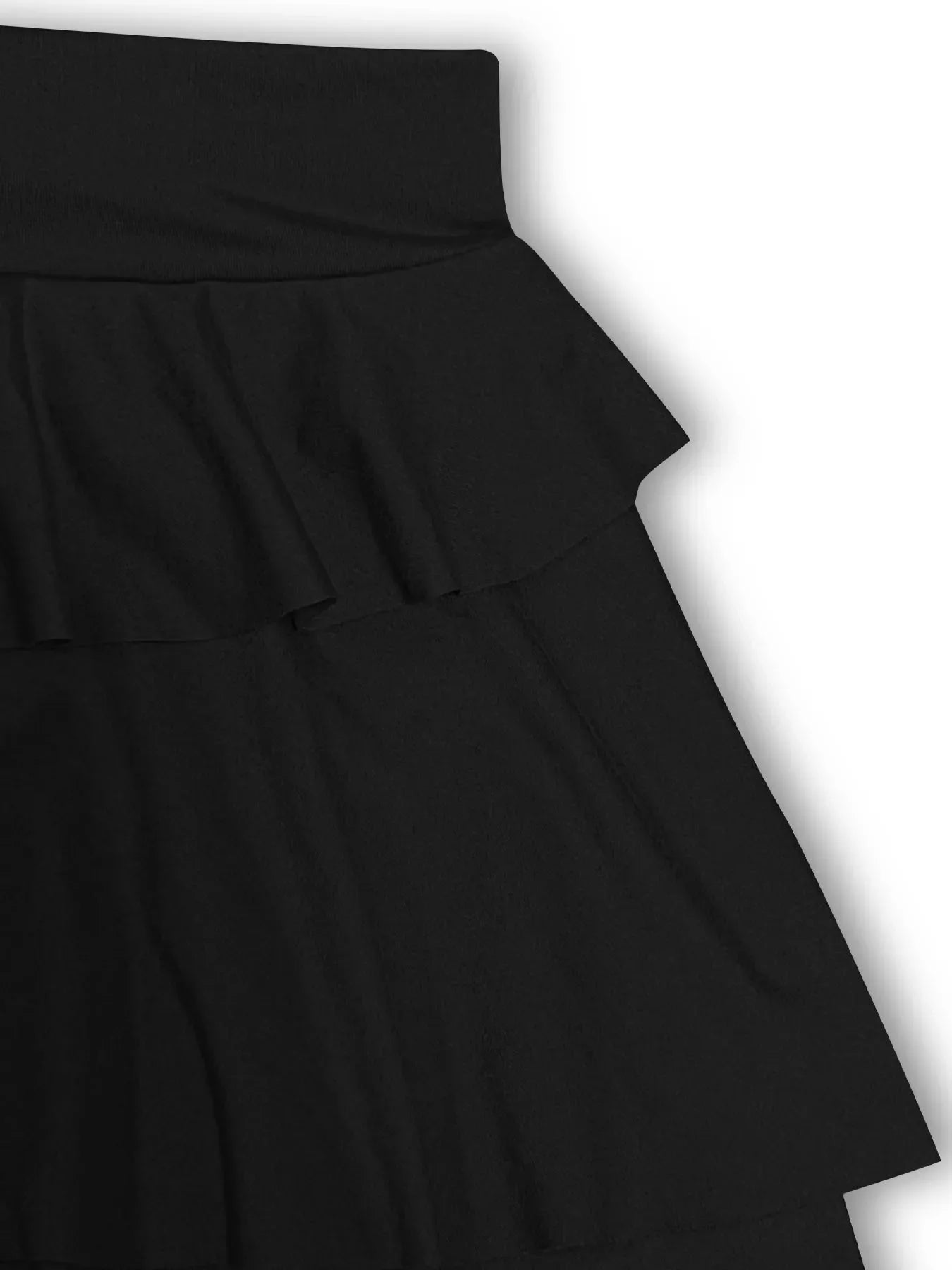 Tiered Ruffle Active Skort With Moderate Stretch - Southern Shores Clothing