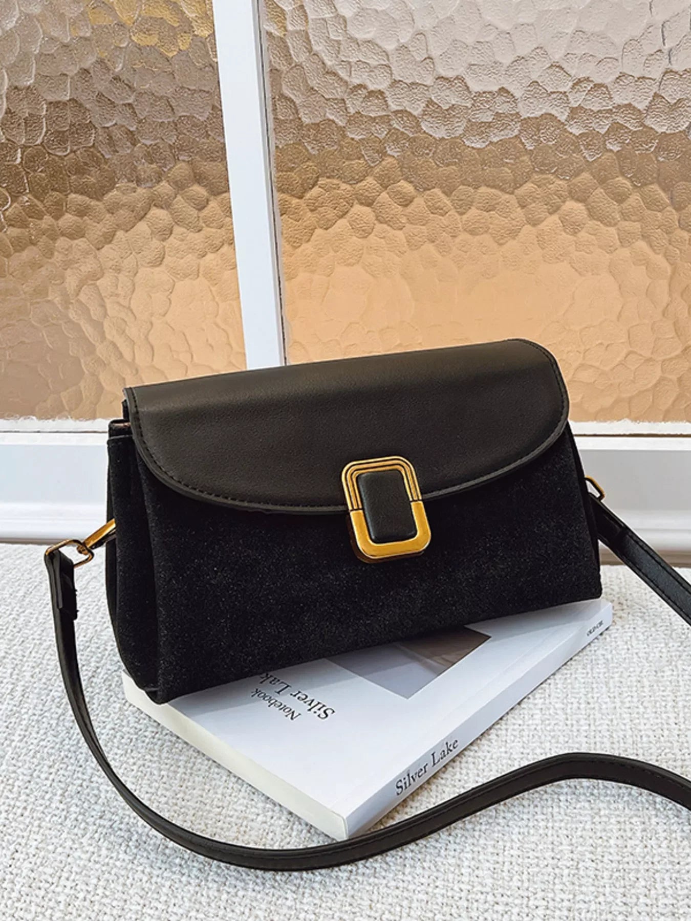 Buckle Flap Crossbody Bag With Secure Strap - Southern Shores Clothing