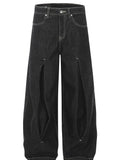 Oversized Wide Leg Jeans With Front Pockets Denim - Southern Shores Clothing