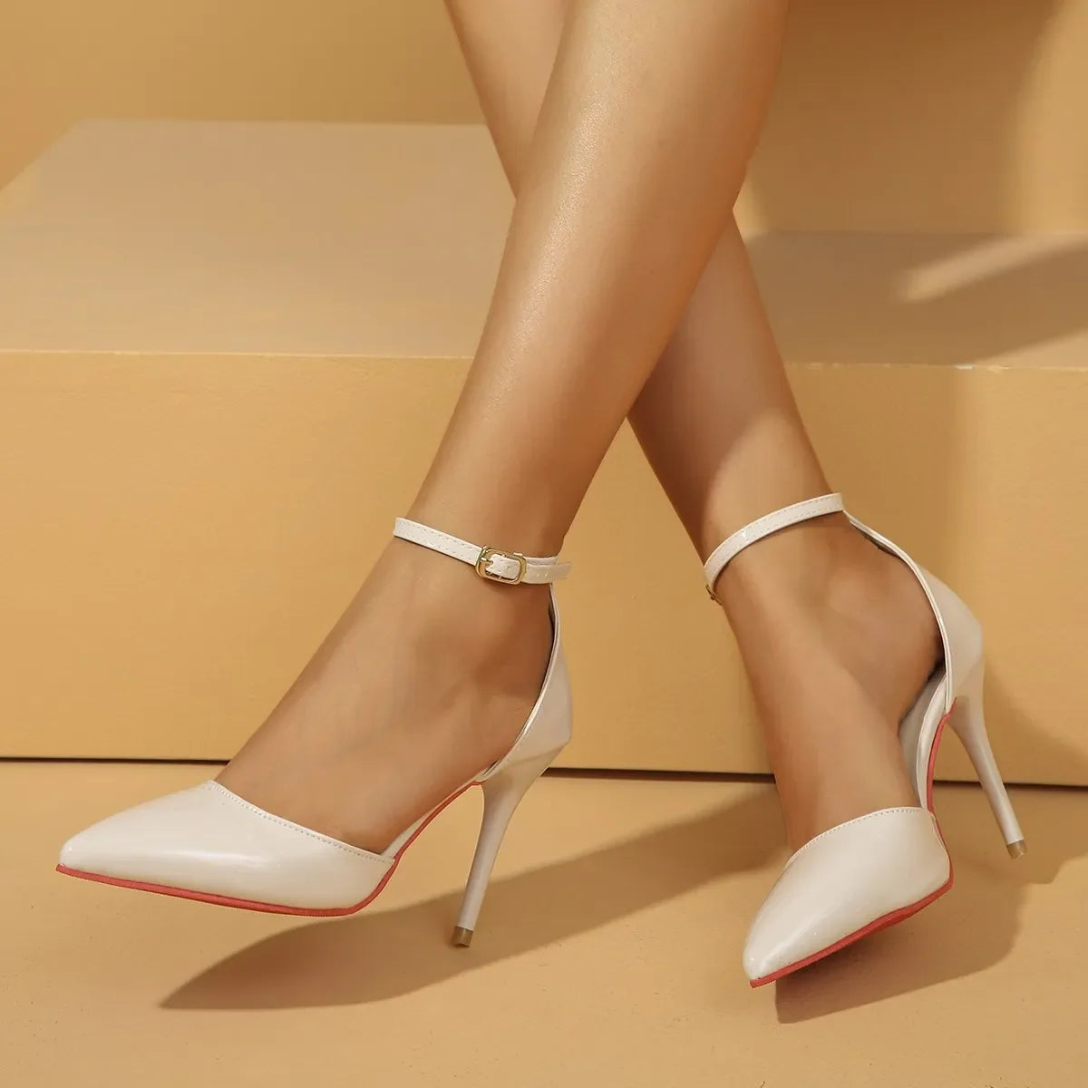 Patent Leather High Heel Point Toe Stiletto Pumps - Southern Shores Clothing