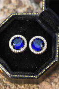 2 Carat Moissanite Platinum Plated Stud Earrings - Southern Shores Clothing