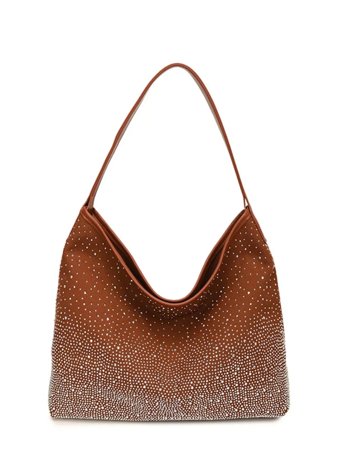 Evening Sparkling Rhinestone Hobo Shoulder Bag - Southern Shores Clothing