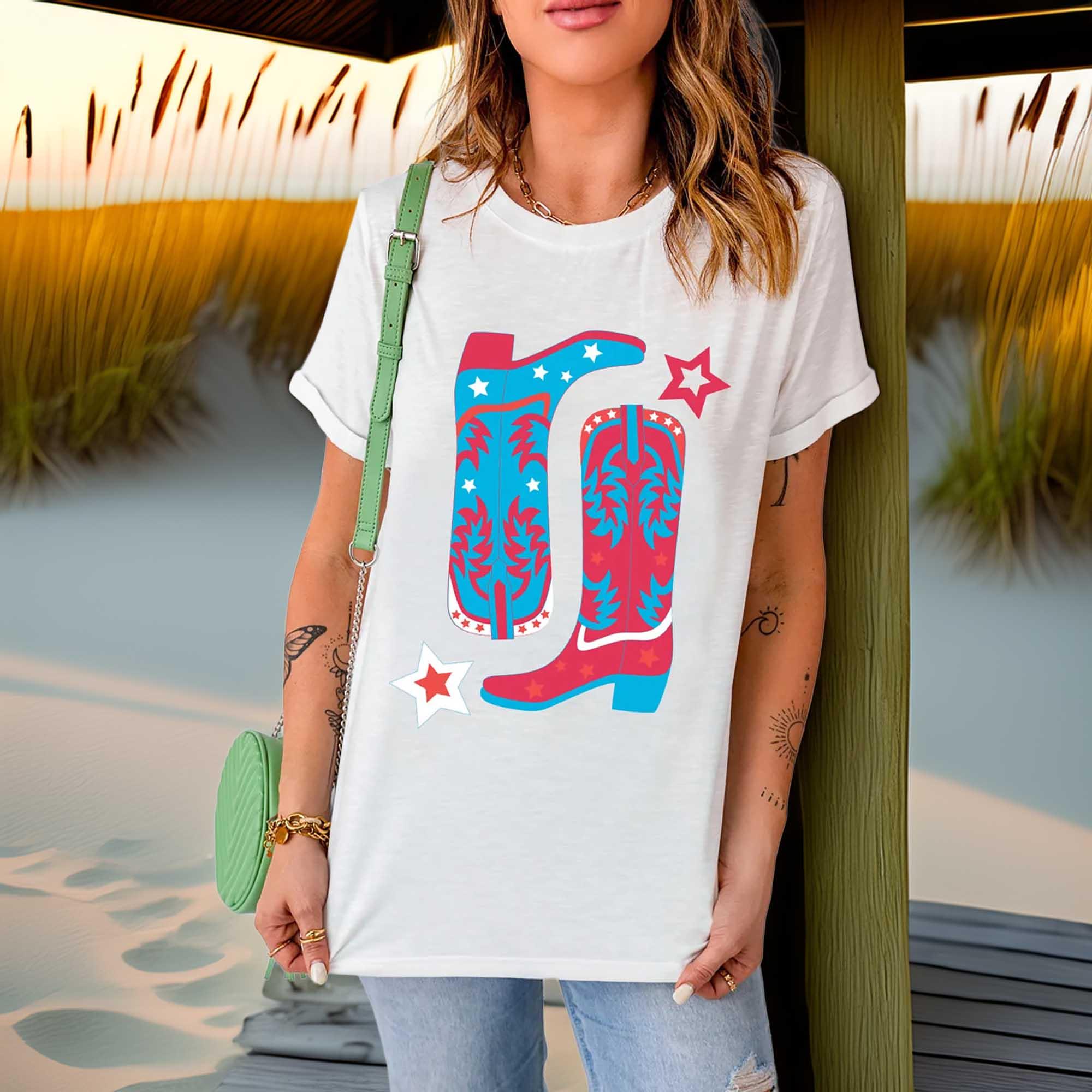 Round Neck Short Sleeve T Shirt With Lightweight Comfort - Southern Shores Clothing