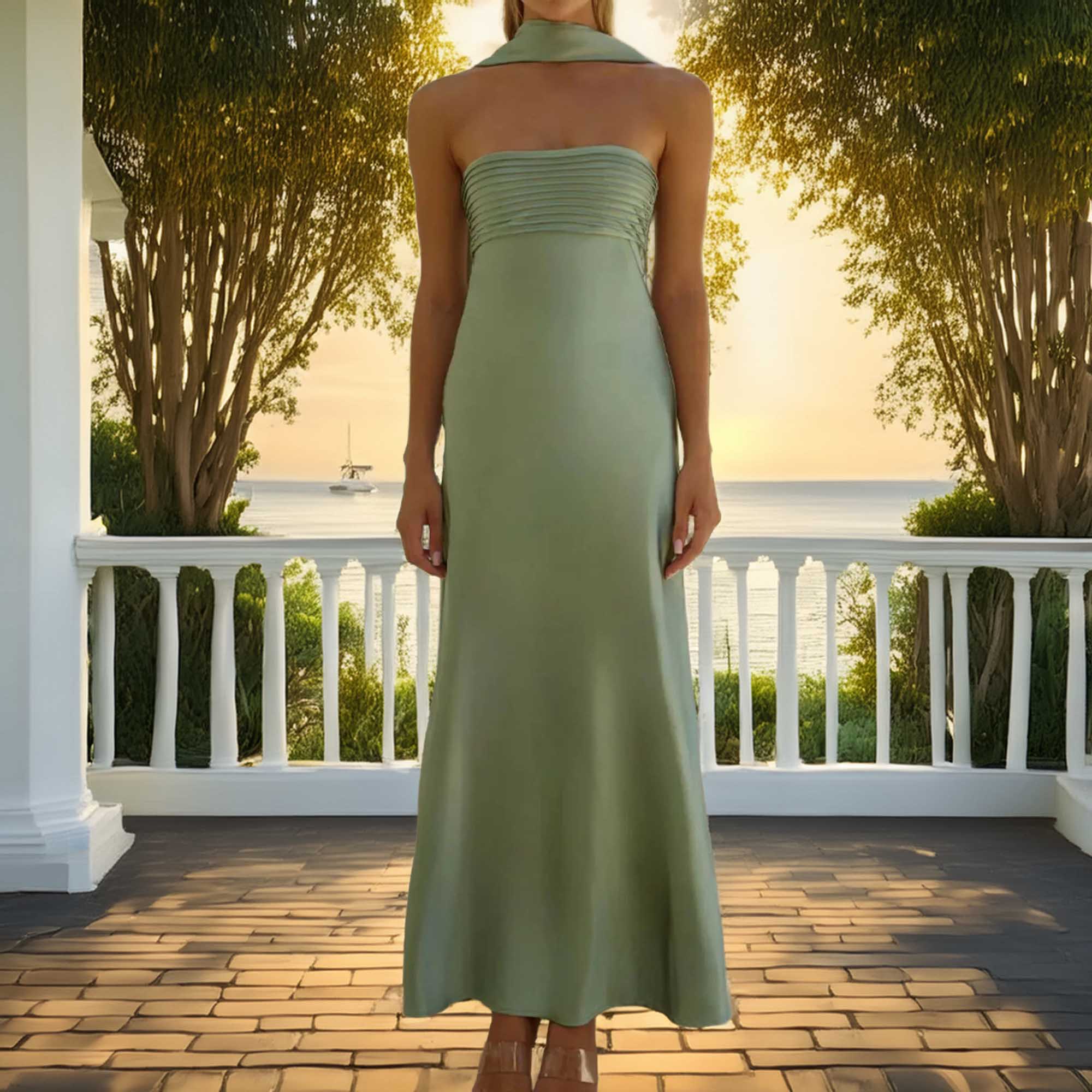 Tube Mermaid Maxi Dress