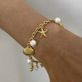 Hypoallergenic Stainless Steel Ocean Theme Starfish Bracelet - Southern Shores Clothing
