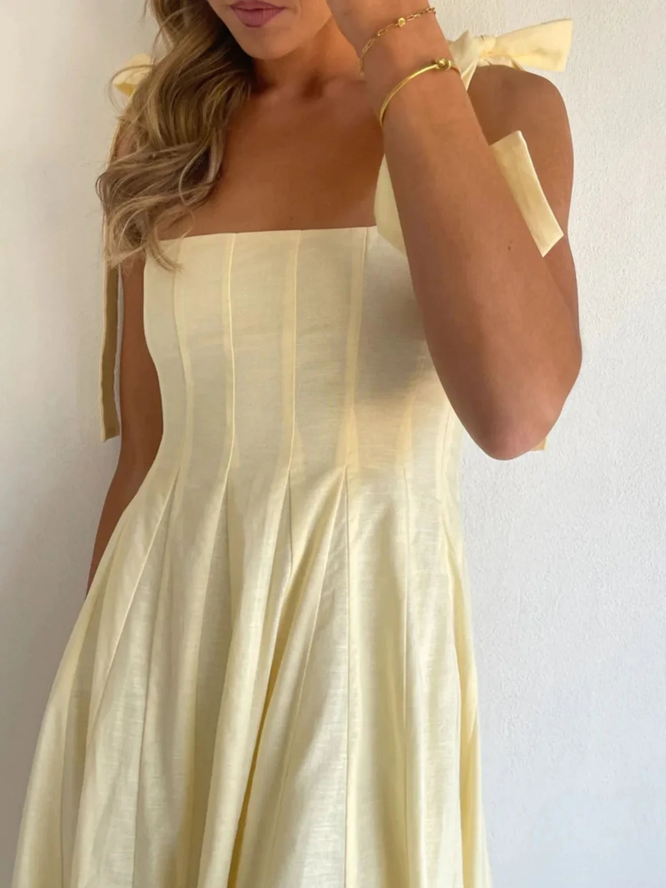 Gradient Tie Shoulder Maxi Dress With Adjustable Straps - Southern Shores Clothing