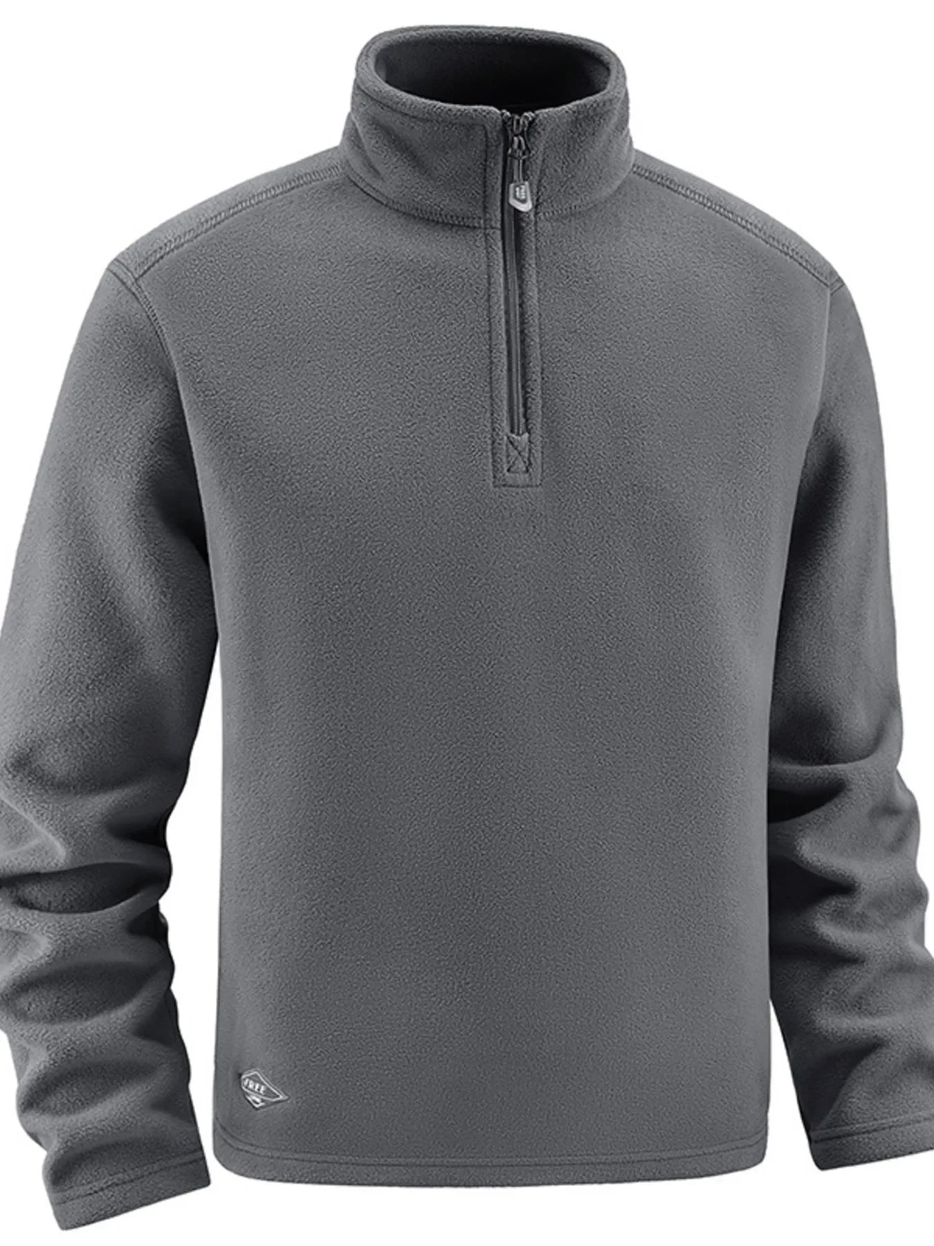 Plus Size Stretch Fabric Quarter Zip Sweatshirt - Southern Shores Clothing