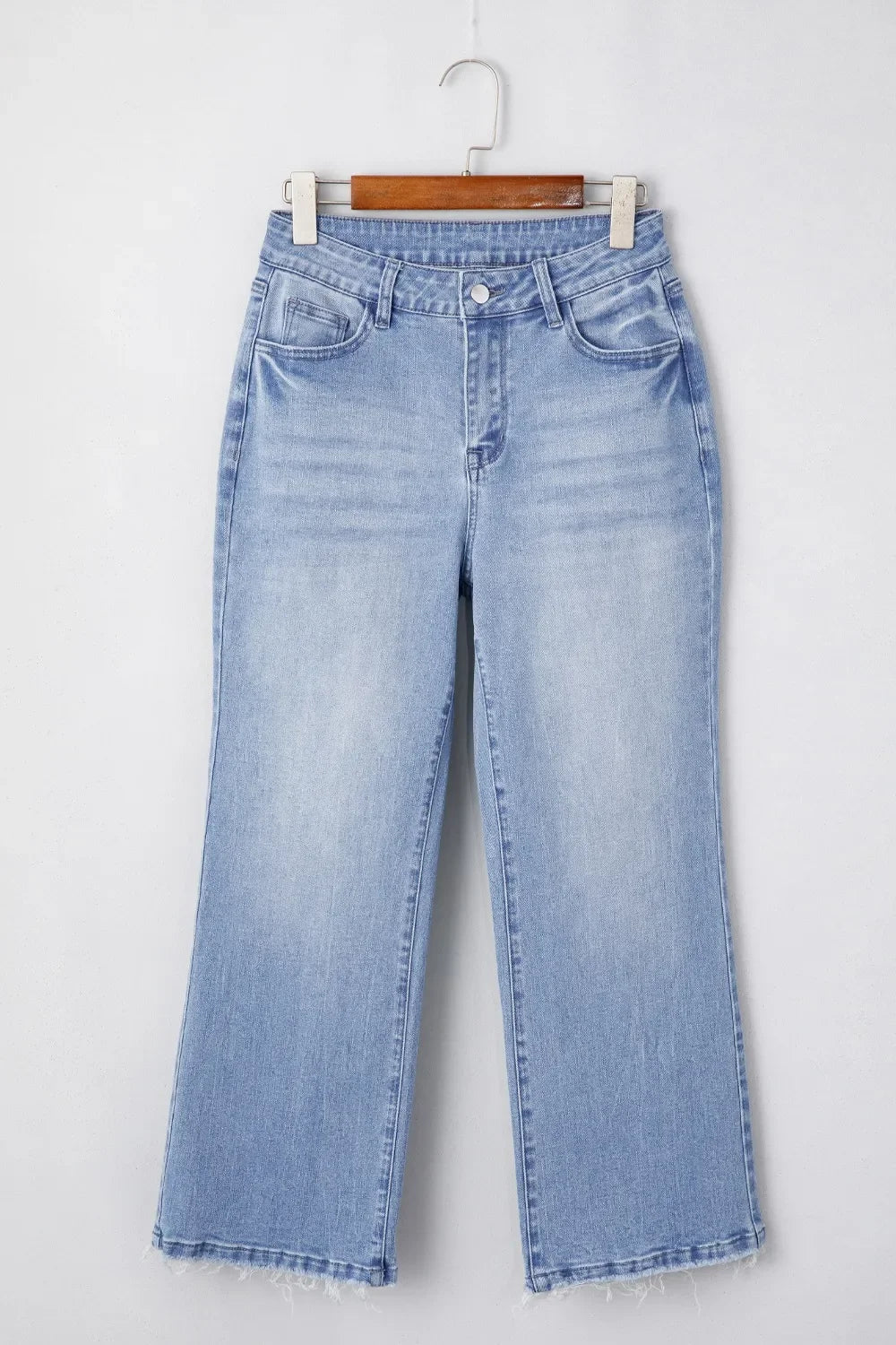 Coastal Mineral Wash High Waist Flared Jeans - Southern Shores Clothing