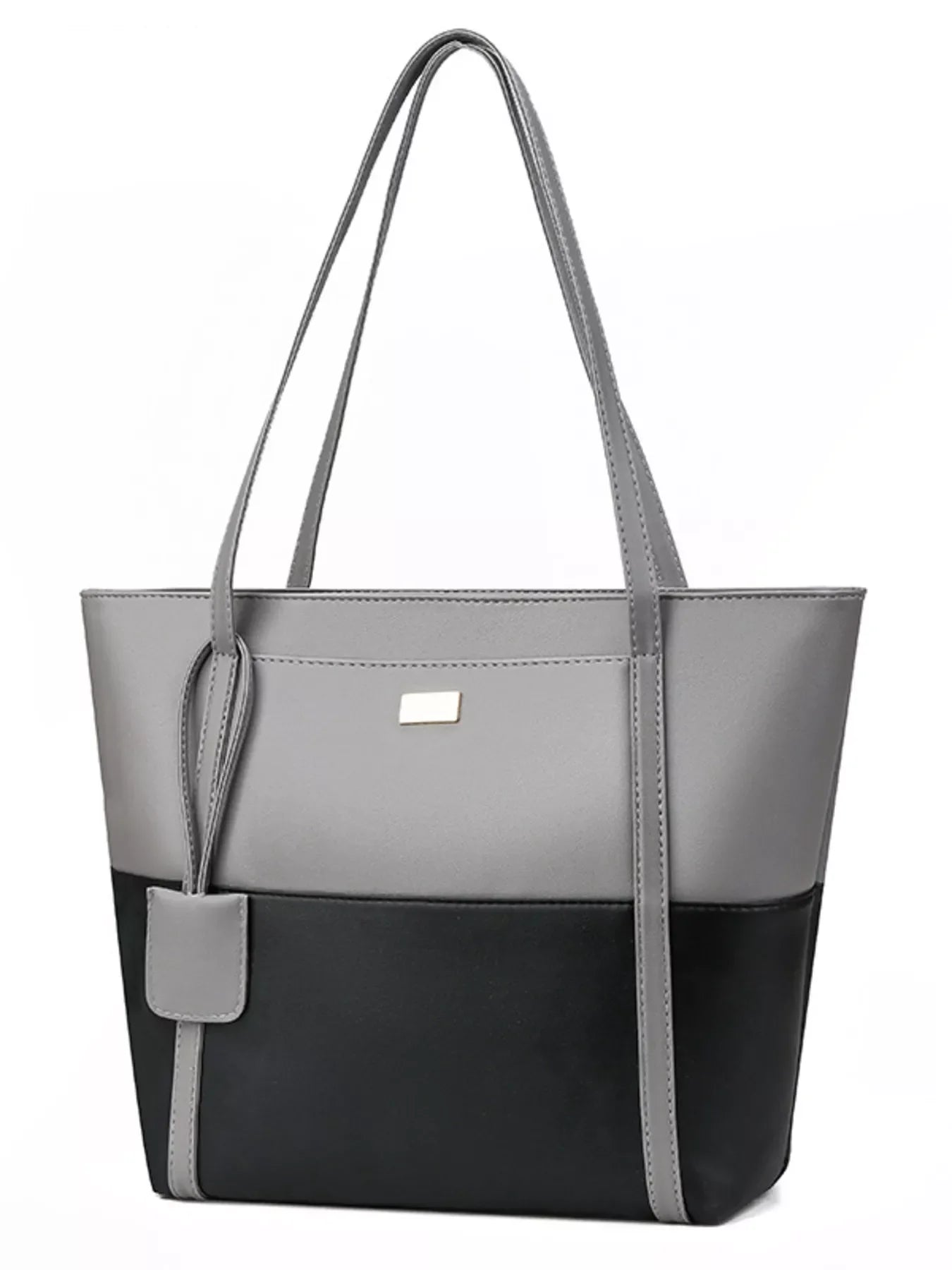 Two-Tone Tote Bag Shopping Carryall Casual Daily - Southern Shores Clothing