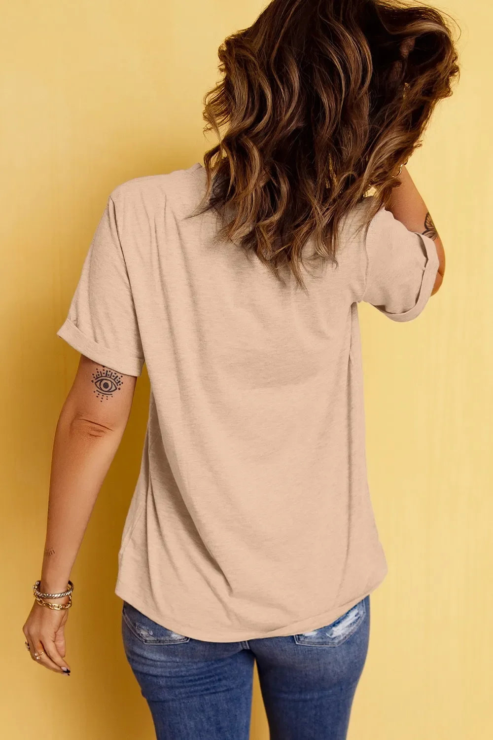 Sequin Rodeo Graphic Crewneck Tee With Stretch Fabric - Southern Shores Clothing
