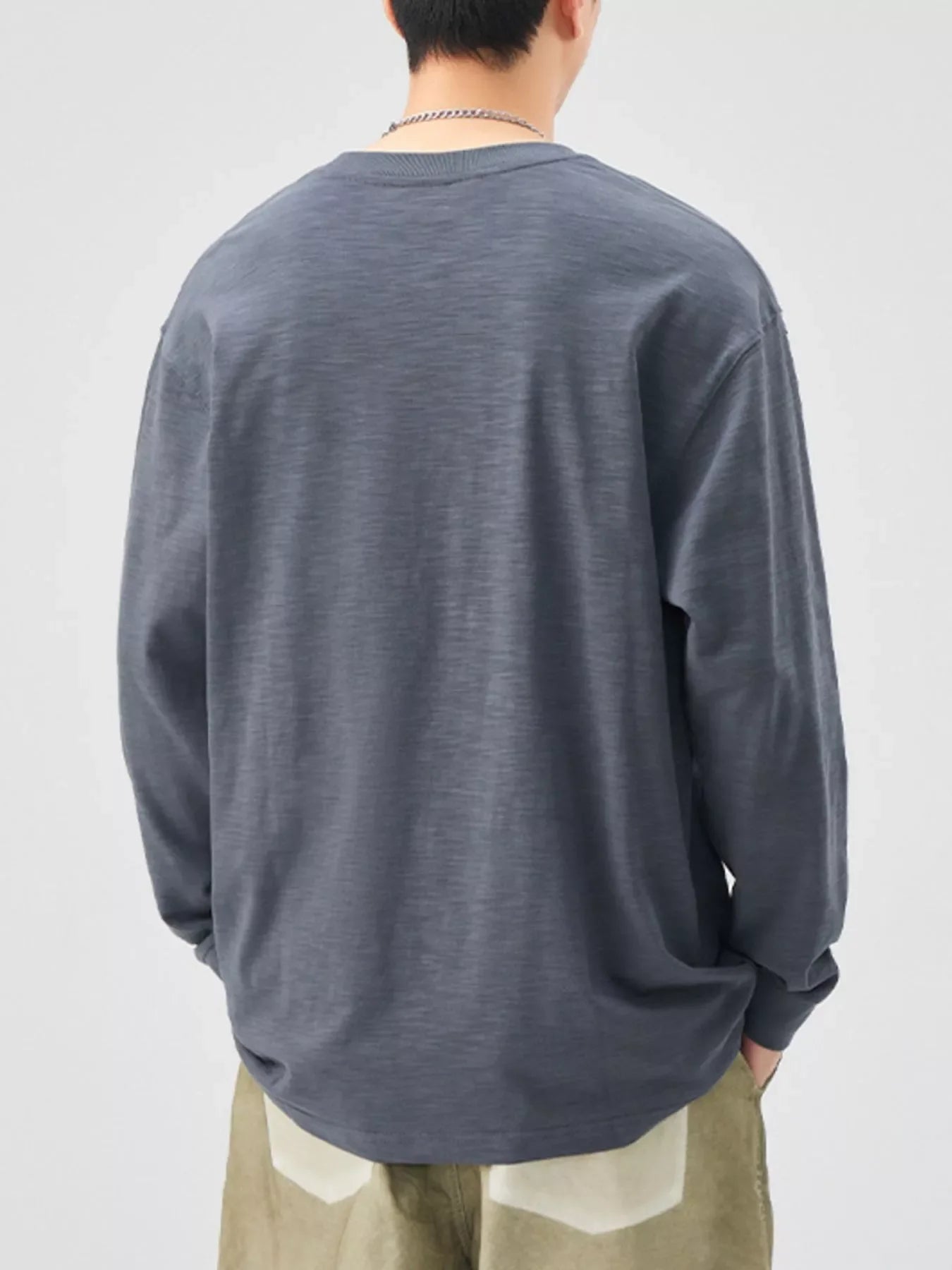 Plus Size Long Sleeve Cotton T Shirt Casual - Southern Shores Clothing