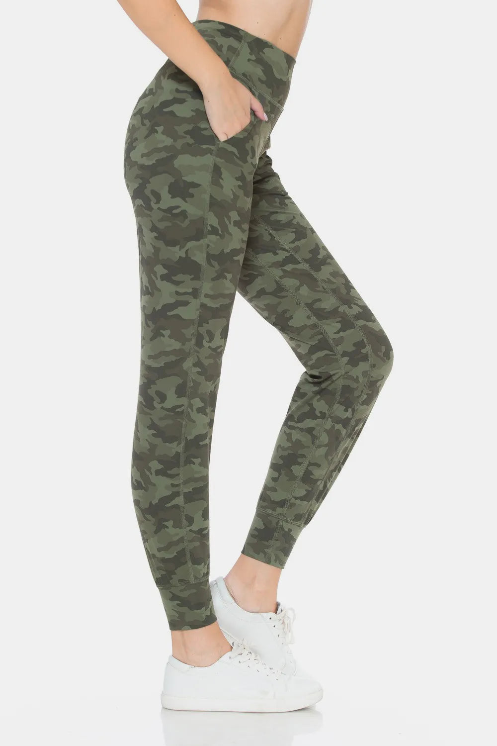 Coastal Camouflage High Waist Leggings for Women