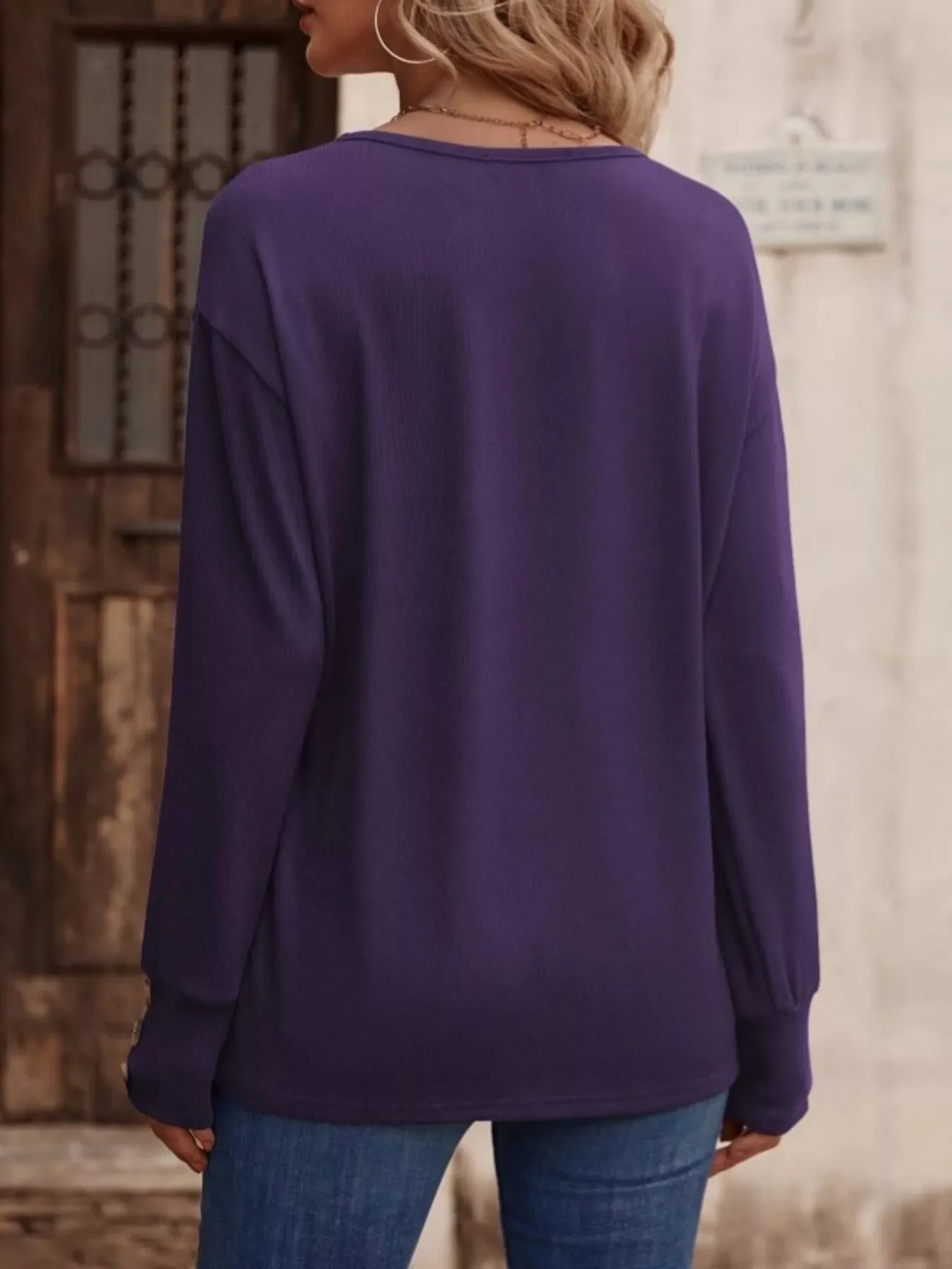 V-Neck Long Sleeve T-Shirt - Southern Shores Clothing