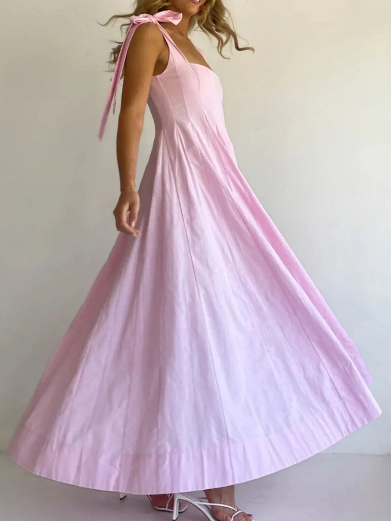 Gradient Tie Shoulder Maxi Dress With Adjustable Straps - Southern Shores Clothing