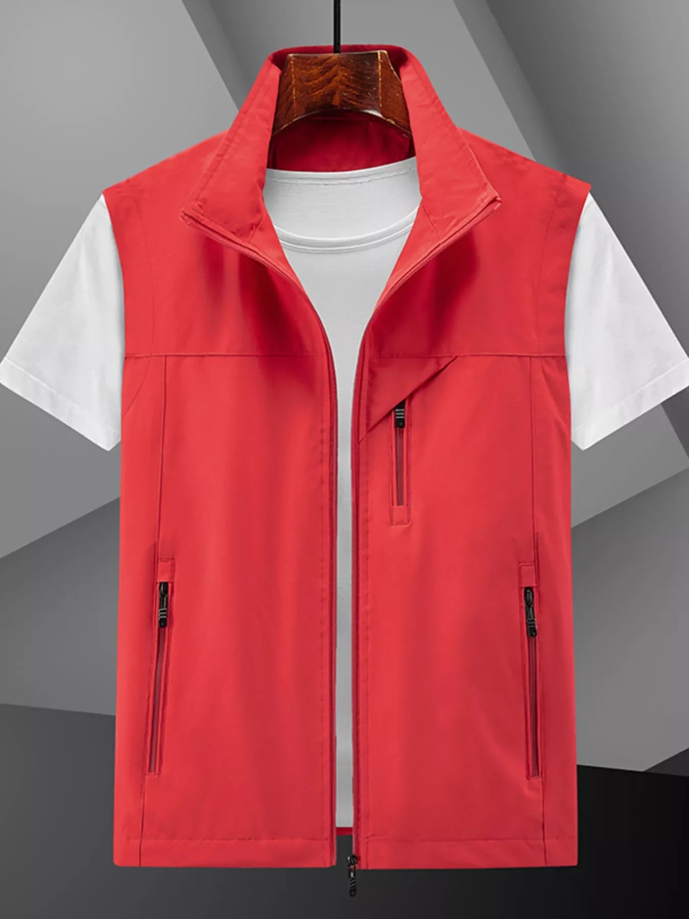Plus Size Lightweight Zip-Up Vest For Layering - Southern Shores Clothing