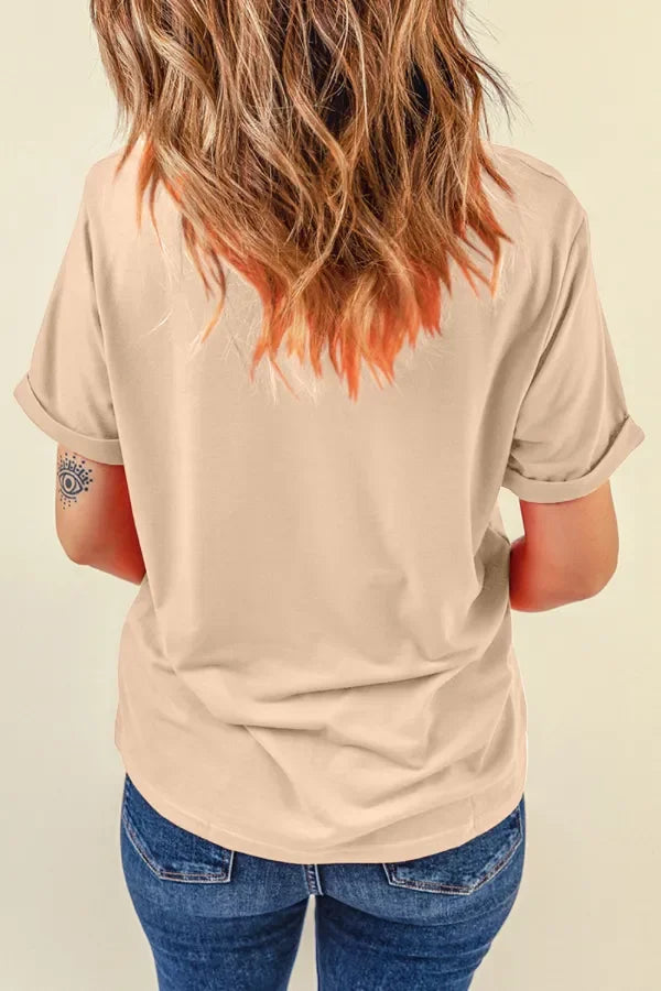 Casual Round Neck Short Sleeve T Shirt With Stretch Fabric - Southern Shores Clothing