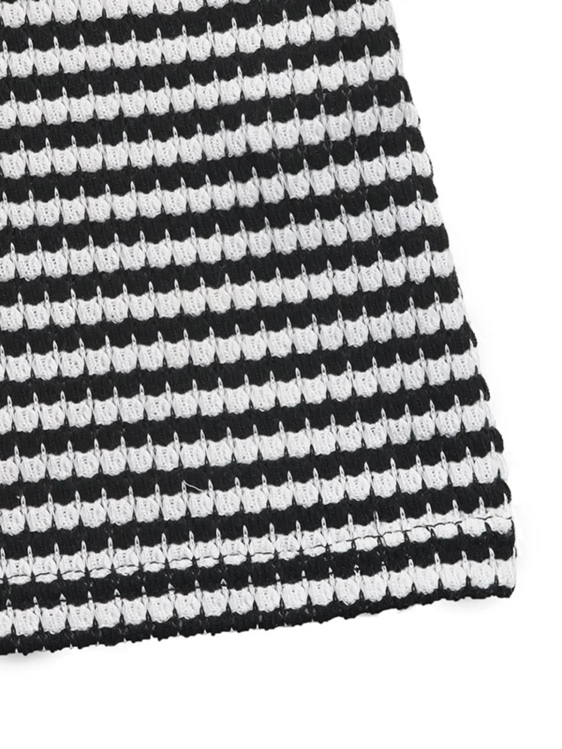 Twisted Front Striped Sleeveless Romper For Spring - Southern Shores Clothing