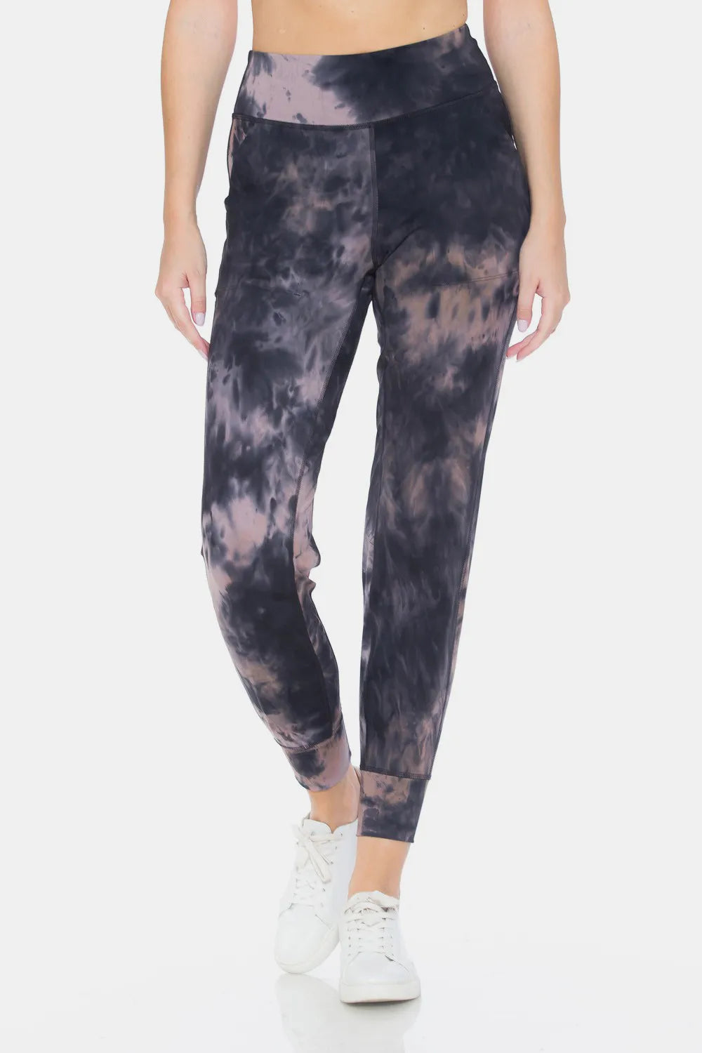 Coastal Leggings Depot Tie-Dye High Waist Cropped Leggings