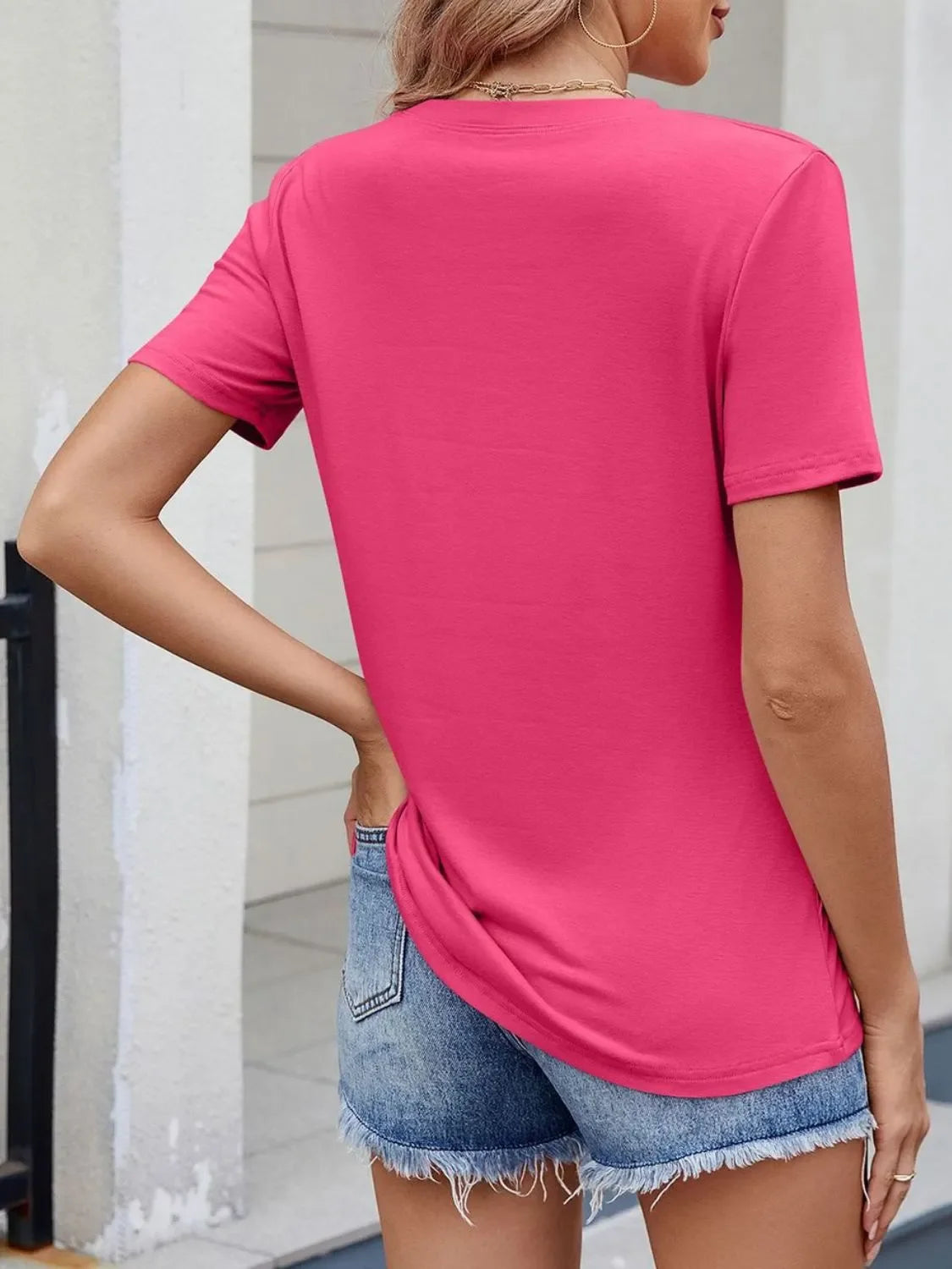 Round Neck Short Sleeve T-Shirt - Southern Shores Clothing