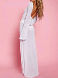 Backless Long Sleeve Maxi Cover-Up For Beach Days - Southern Shores Clothing