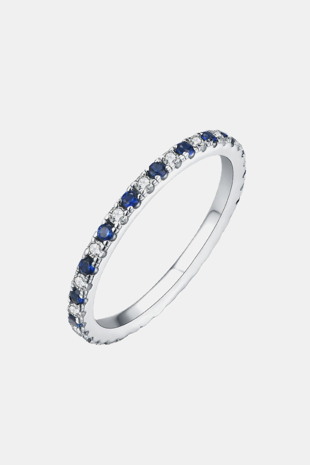 Southern Shores Minimalist Moissanite Lab-Grown Sapphire Rings