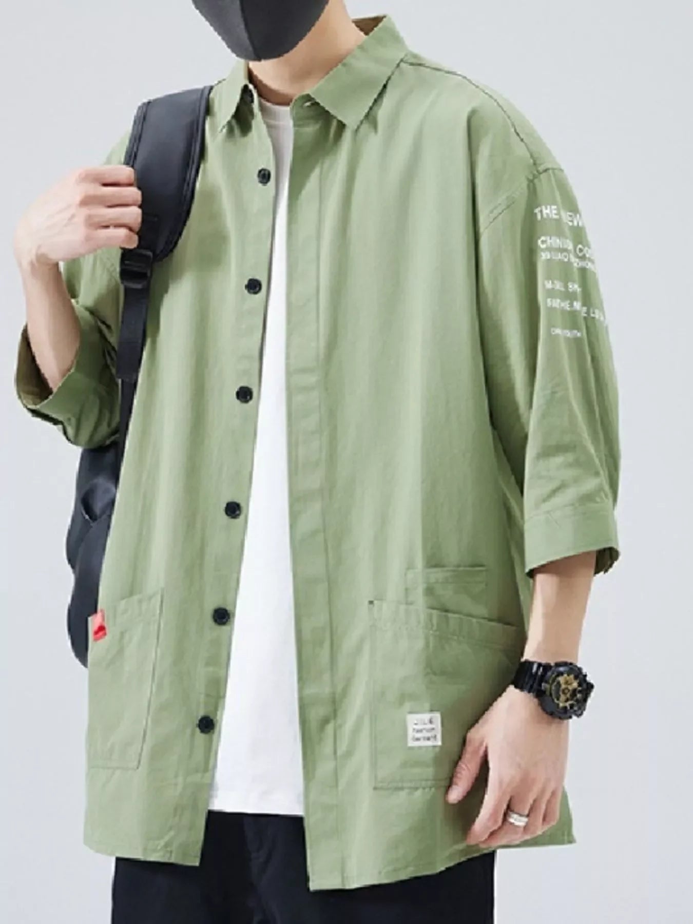 Oversized Plus Size Short Sleeve Button Up Shirt - Southern Shores Clothing