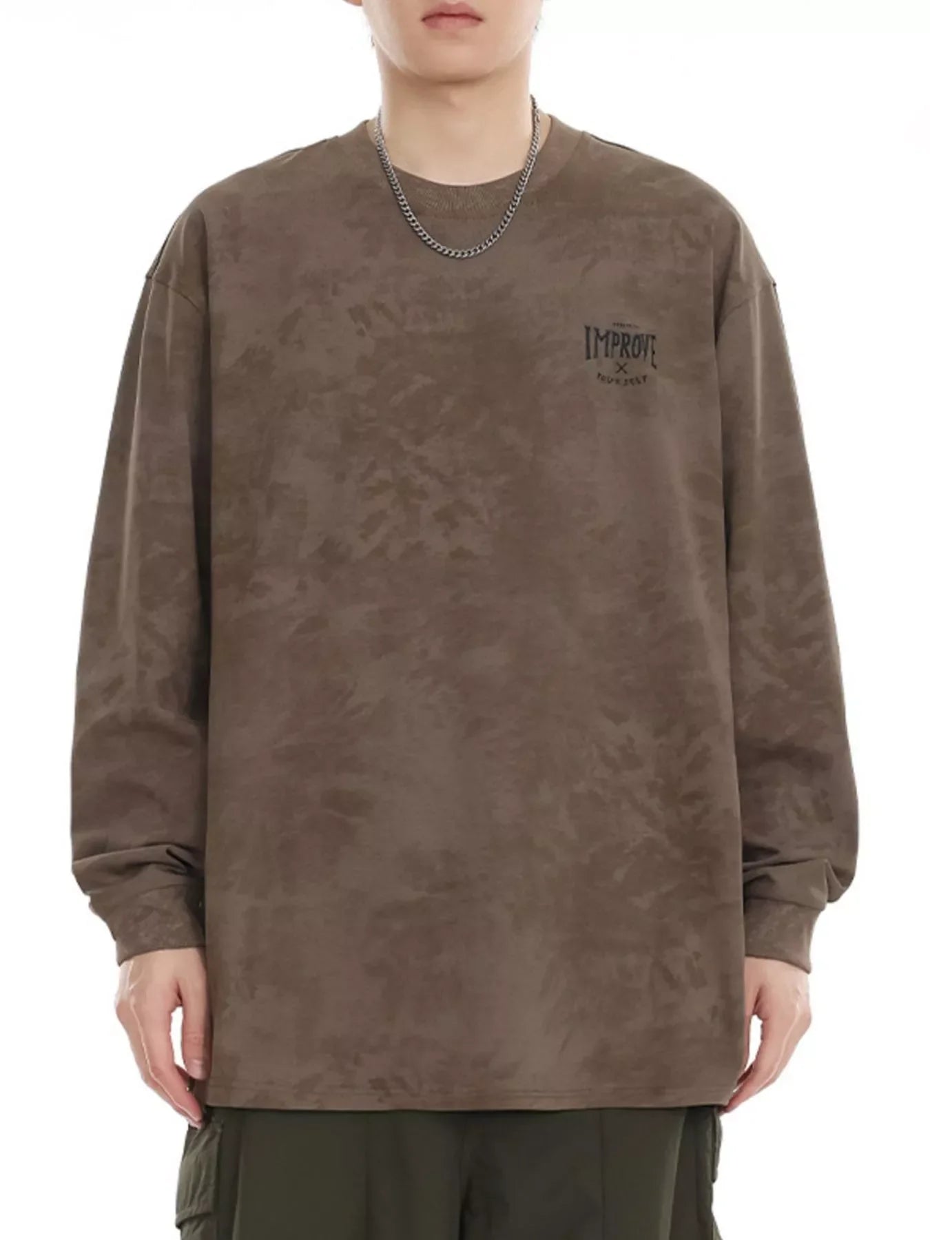 Plus Size Vintage Wash Long Sleeve T Shirt - Southern Shores Clothing