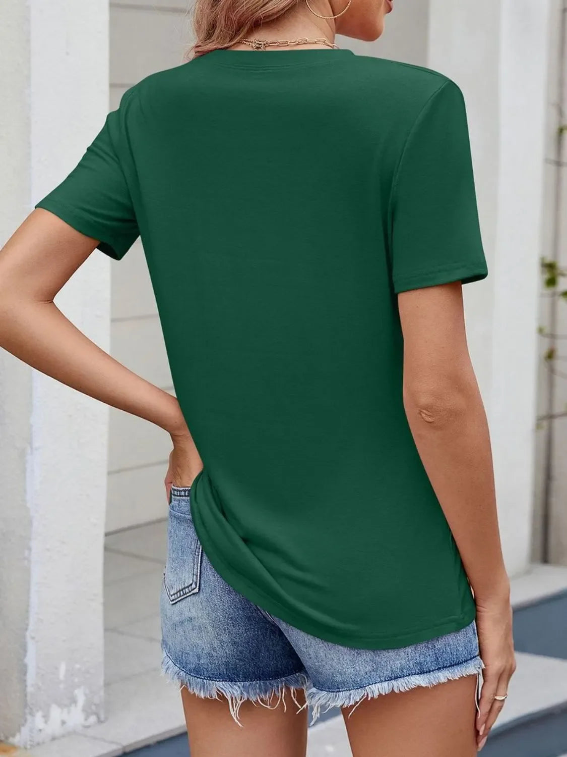 Round Neck Short Sleeve T-Shirt - Southern Shores Clothing