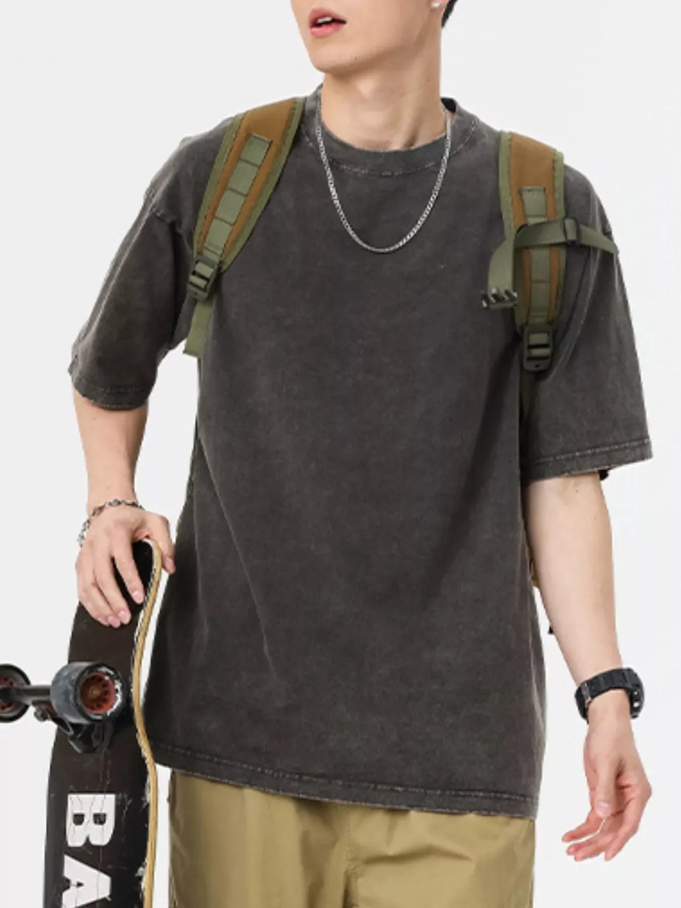 Oversized Vintage Washed Cotton T Shirt Top - Southern Shores Clothing