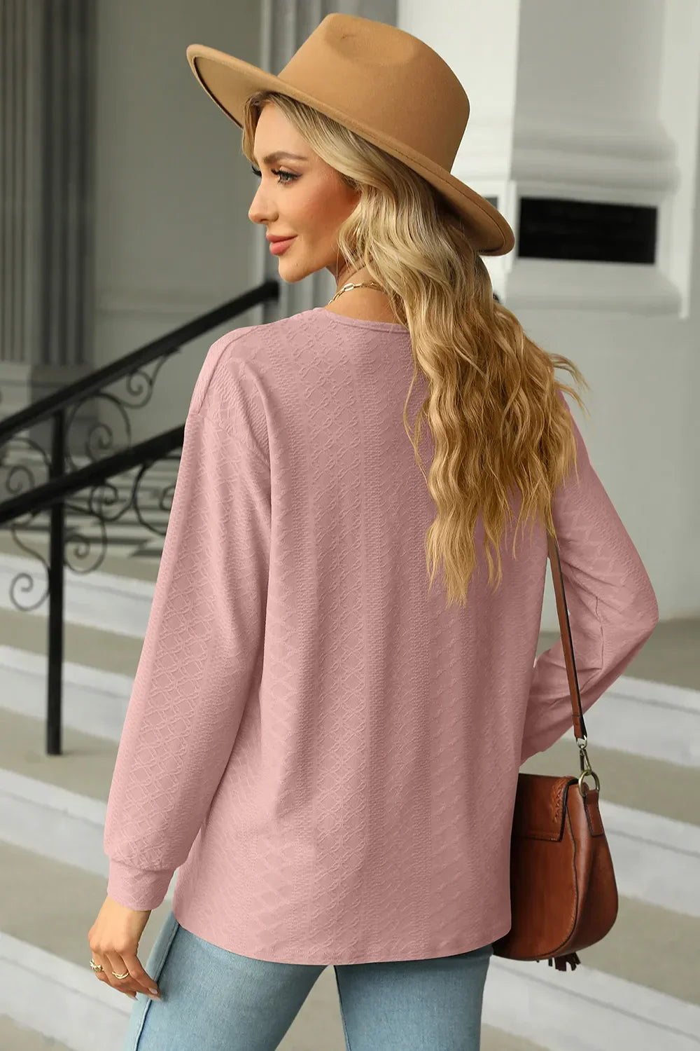 V-Neck Long Sleeve T-Shirt - Southern Shores Clothing
