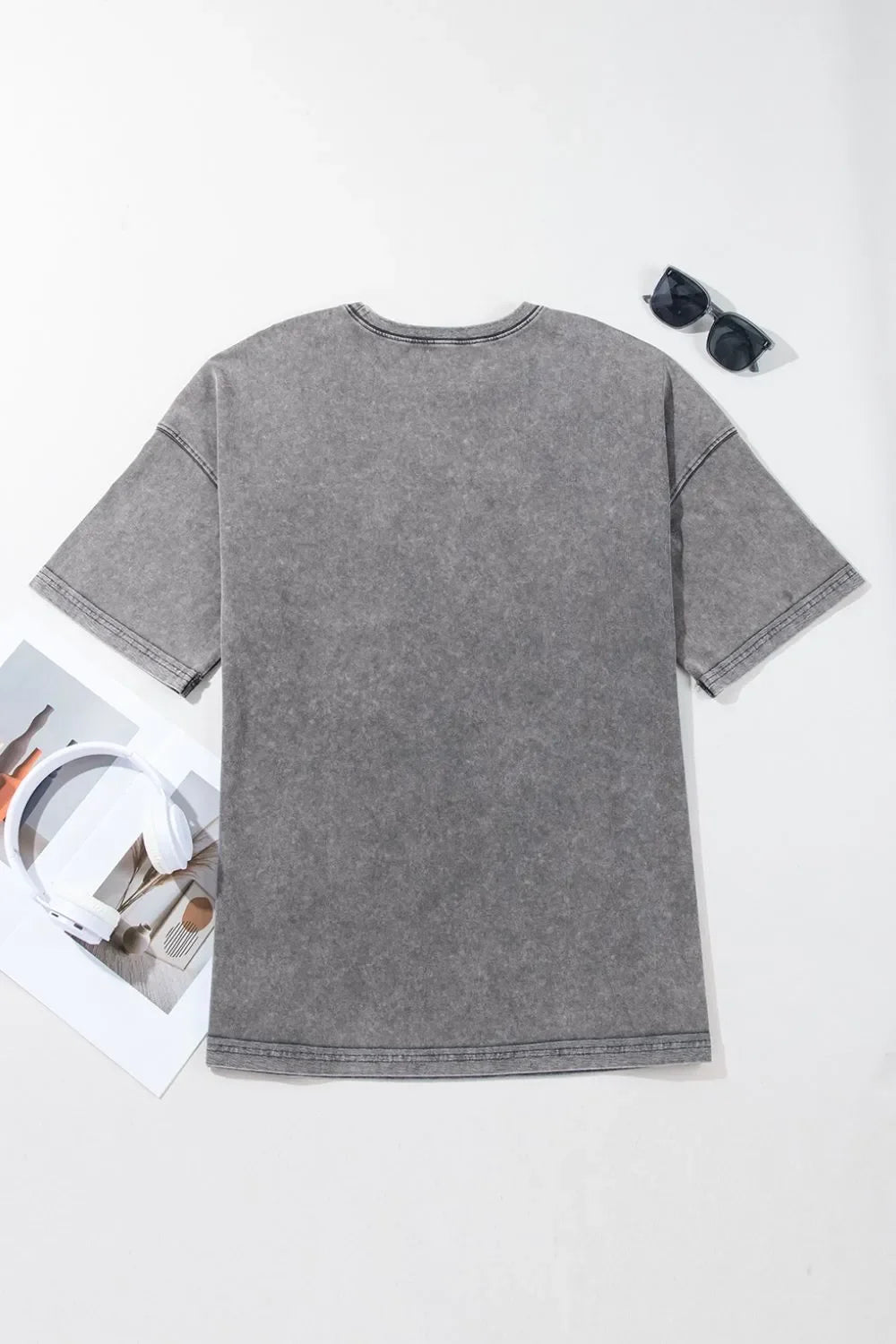 Mineral Wash Half Sleeve Vintage Cotton T Shirt - Southern Shores Clothing