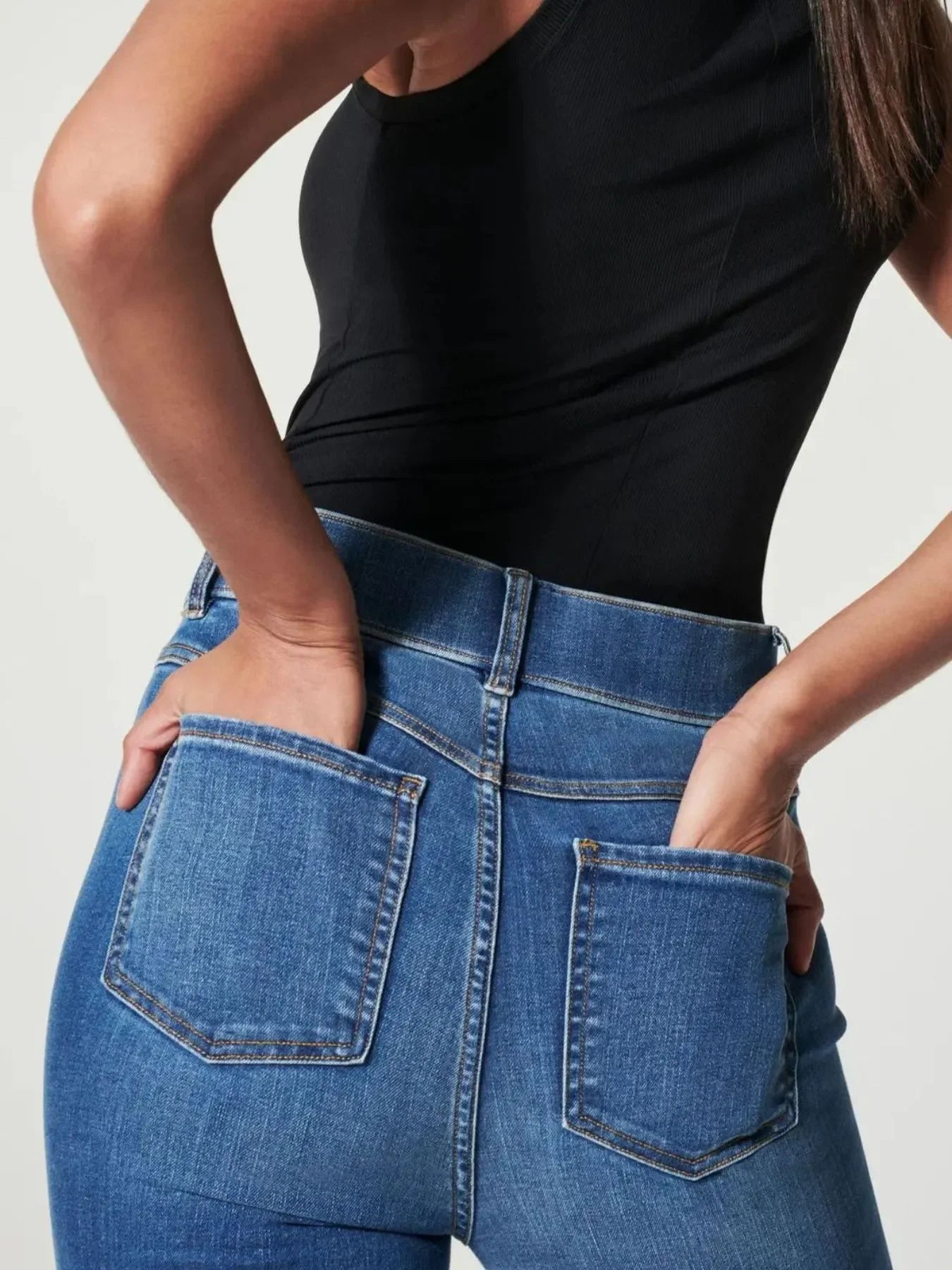 Coastal High-Waisted Flare Jeans Plus Size Stretch Denim - Southern Shores Clothing
