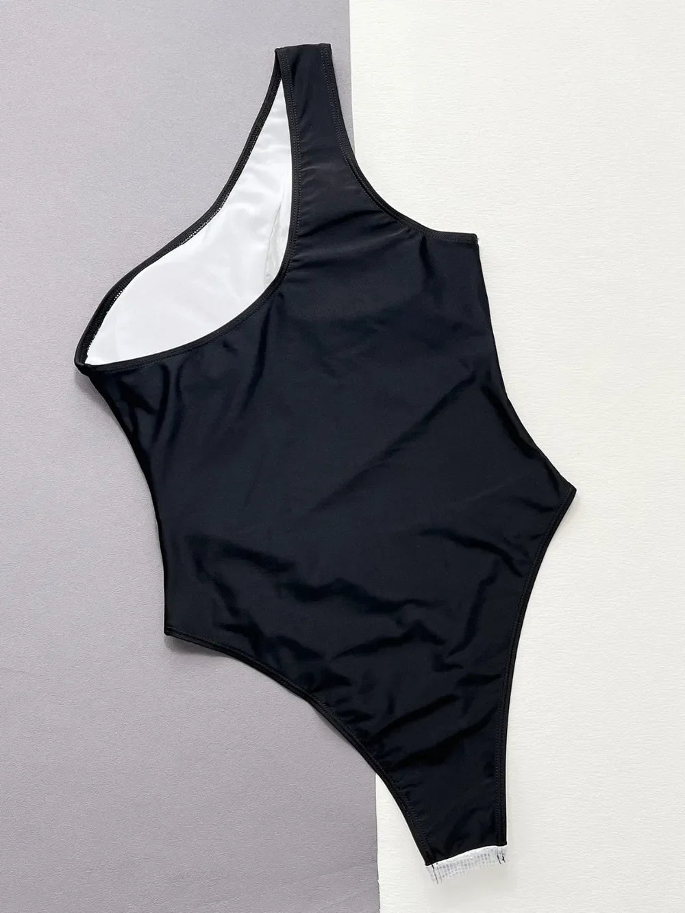 Contrast Panel One-Piece Swimsuit With Removable Padding - Southern Shores Clothing
