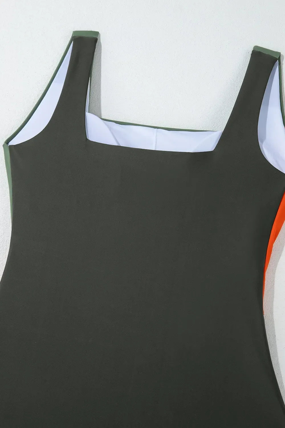 Removable Padding Square Neck One Piece Swimsuit - Southern Shores Clothing