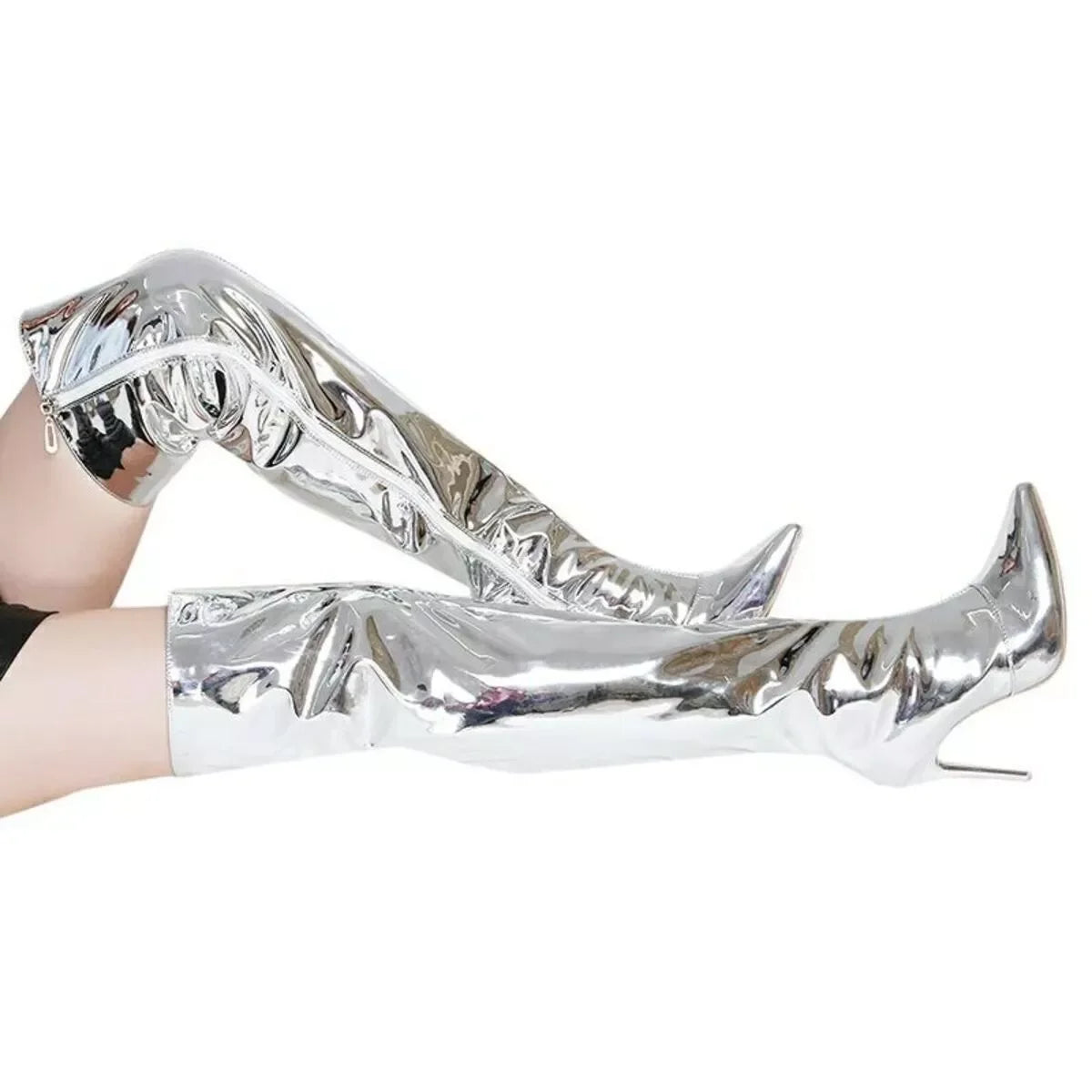 Elegant Point Toe Stiletto Boots High Heel