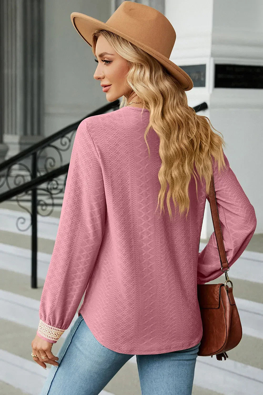 V-Neck Long Sleeve T-Shirt - Southern Shores Clothing